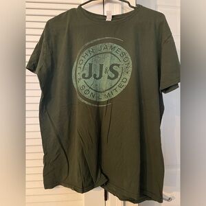 John Jameson green shortsleeved t shirt size large great for St. Patrick’s Day